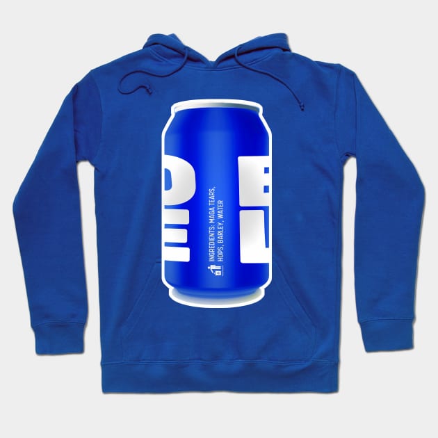 Woke Light Beer - Main Ingredient: MAGA TEARS Hoodie by TJWDraws